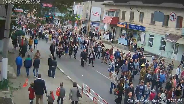 Парад 9 Мая, город Бельцы, Молдова