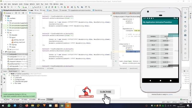 [FREE SOURCE CODE] Lightweight Activity Transition Animations - Android Studio #7