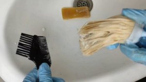 Как быстро отмыть волосы куклы от клея #dolls #monsterhigh #куклы