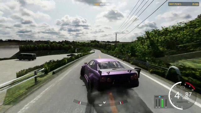 Midnight Purple 3 Nissan Skyline GTR R34 Drifting The Tsukuba Touge смотреть онлайн