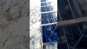 Фундамент в песке 3 часть