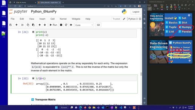 Numpy for Data-Driven Engineering