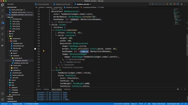 Create A Portfolio Website - Part 2 - Flutter Web - Speed Code смотреть онлайн