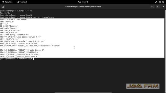 How to check OS Release Version on Oracle Linux 9