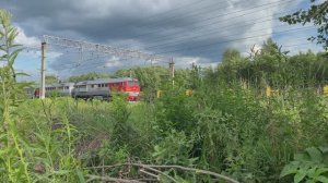 Тепловоз 2М62У с хозяйственным поездом, станция Пупышево