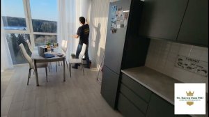 Панорамный балкон объединённый с кухней!