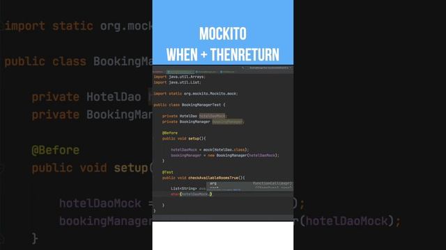 Use When and ThenReturn with Mockito #Mockito #unittesting смотреть онлайн