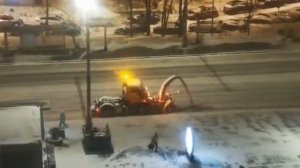 Уборка снега в Москве. 10.02.2021