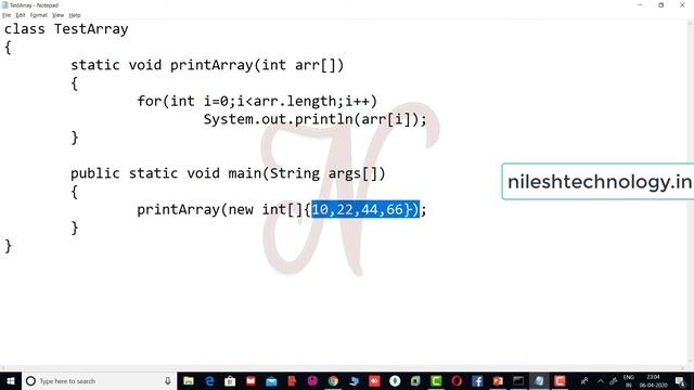 Java Array Tutorial