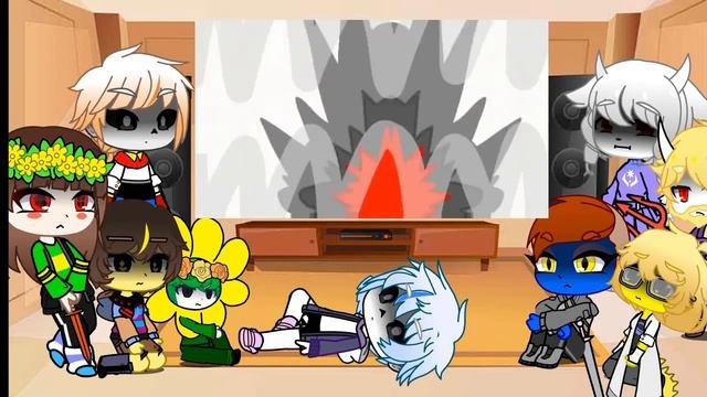 Undertale Reacts To Error!Sans Vs Fatal!Error (AU Battle)| Read DISCRIPTION|