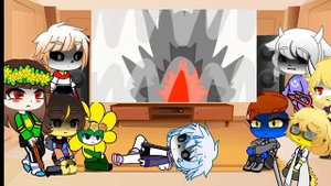 Undertale reacts to Error!Sans Vs Fatal!Error (AU Battle)| Read DISCRIPTION|