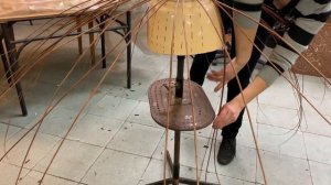 Русская ива. Овальная корзина. Часть 2. Соединение донышка со стойками