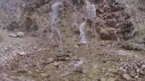 Кавказские горы в 4к. Водопад Шаджатмаз. Кабардино-Балкария. Весна в горах. Футаж водопада. Релакс.