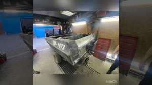 Лодка Крым-М.Транец и электроподъём мотора Sea-pro ELP-01