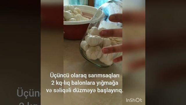 Sarımsaq turşusunun hazırlanması. Sarımsak turşusunun yapılması. How to make pickled garlic at home