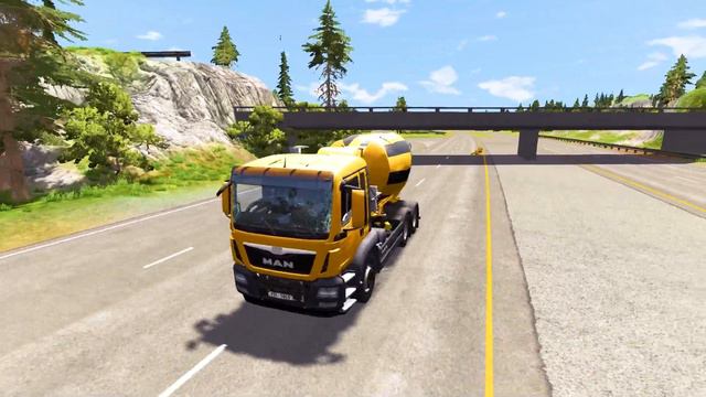 Trucks VS Bridges #7 - BeamNG Drive смотреть онлайн