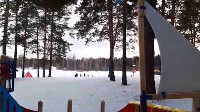 Пруд лесной Тюмень/Лыжная прогулка/База отдыха