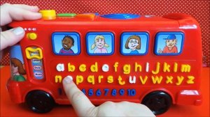 LEARNING THE ALPHABET IN ENGLISH USING THE VTECH PHONICS RED SCHOOL BUS