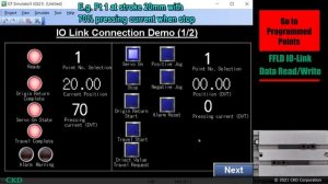 IO-Link interface demonstration using Mitsubishi L series PLC to control FFLD gripper