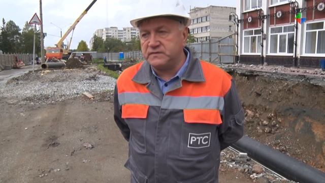 Возле кафе «Гном» заменено около 370 метров ветхих теплосетей смотреть онлайн