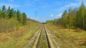 Вид из окна поезда - Жд ветка Муром-Ковров от о.п. Новлянка до о.п. Шульгино (Владимирская обл.)