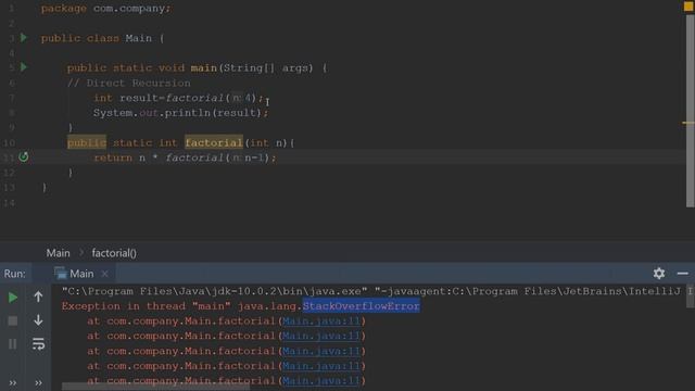 Session 1.1 Direct Recursion_JAVA смотреть онлайн