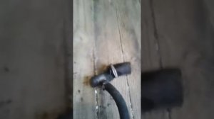 Устроняем течь из под патрубка самый лучший вариант !
