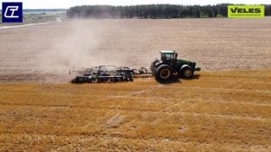 Полевой показ чизельно-дисковый агрегат VELES ЧДА-4П с JD8430.