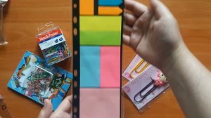 Цветная канцелярия, скрепки и блоки для заметок/Sticky Notes Haul!