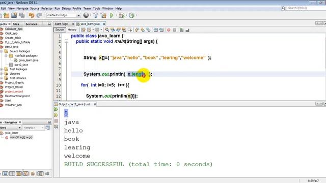 23 array length