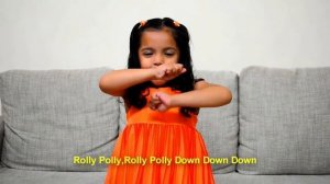 Rolly Polly Rolly Polly Up Up Up | English Action Rhymes For Kids With Lyrics