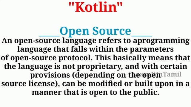 What Is Kotlin?|Programming Language|LearnItInTamil|Tamil