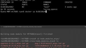 Use Docker for mt7688 cross build