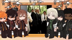 “The golden trio and bronze trio react to Drarry”!! || HP || drarry || gacha club || Check des || ‼