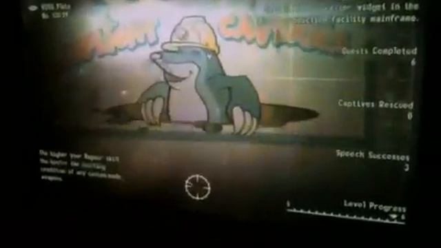 Fallout 3 on 42" Hitachi Monitor смотреть онлайн
