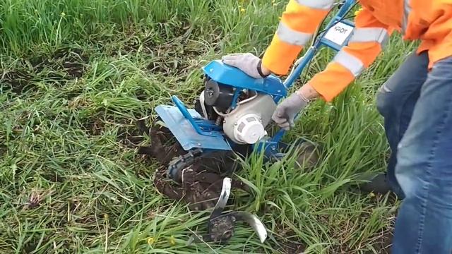 Сравнение Гусиных лапок и тройного комплекта фрез Мотокультиватор Крот мотоблок часть 2 смотреть онлайн