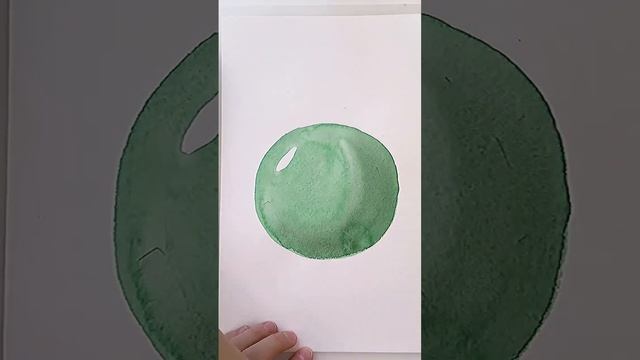 Рисуем арбуз. Как нарисовать арбуз. Арбуз акварель. Drawing watermelon watercolor. Art lessons.