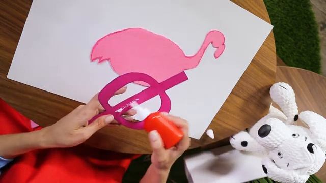 Поиграйка с Царевной - Учим Букву Ф и мастерим фламинго из фетра - Обучающее видео смотреть онлайн