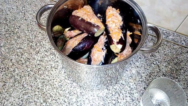 Баклажаны фаршированные с мясом по-азербайджански/забытый рецепт/eggplant with meat/ смотреть онлайн