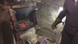Сжигание бытового мусора в пиролизном котле.
