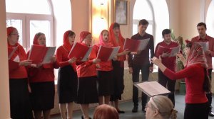 15. «Христос Господь воскресе», пасхальный кант. Хор храма свят. Тихона