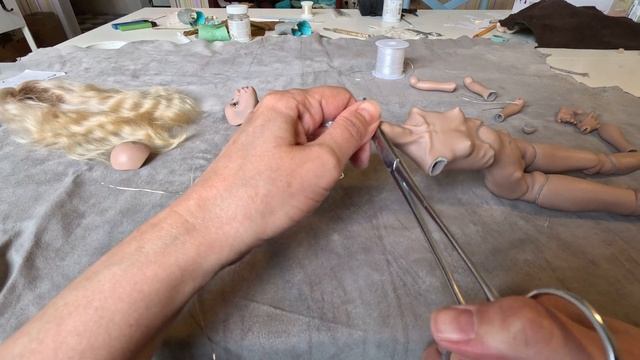 Натяжка, перетяжка bjd куколки смотреть онлайн