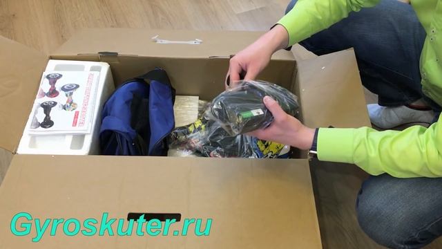 Распаковка гироскутера / Unboxing Smart Balance SUV street dance (черепа) смотреть онлайн