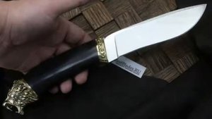 Мастерская Самойлова нож Куница (95х18,литье латунь)