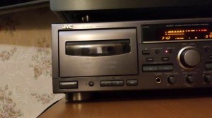 Демонстрация кассетная дека /Demo double cassette deck JVC TD-TD-W7SD 100 v from Canada
