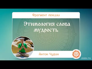Этимология слова мудрость. Антон Чудин