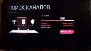 Как настроит каналы на телевизоре LG 47LB631V