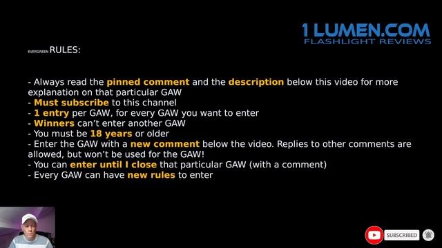 1Lumen Flashlight Giveaway #7 смотреть онлайн