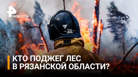 МЧС: вторая линия обороны от лесных пожаров под Рязанью готова / РЕН Новости
