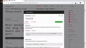 How to use use Google Fonts for your web page